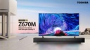 Toshiba 55 inch Z670MN QLED with HDR & Dolby Atmos Gaming Smart TV | 55Z670MN