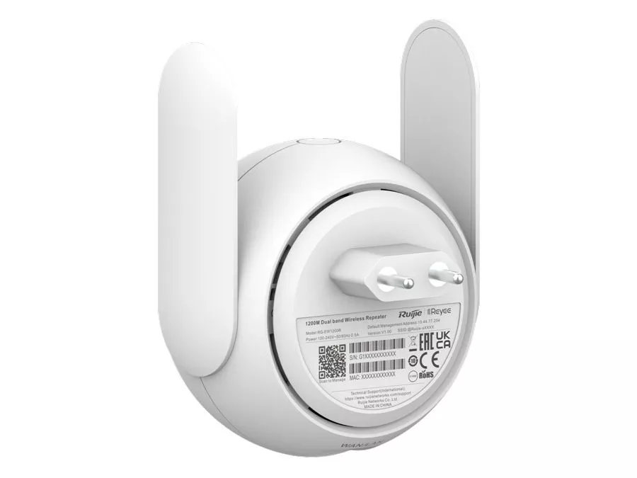 Reyee Dual Band AC 1200Mbps 4dBi Mesh Range Extender | RG-EW1200R