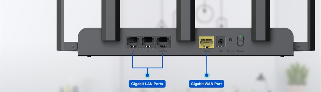 Reyee Dual Band AC 1300Mbps Gigabit Mesh Router | RG-EW1300G