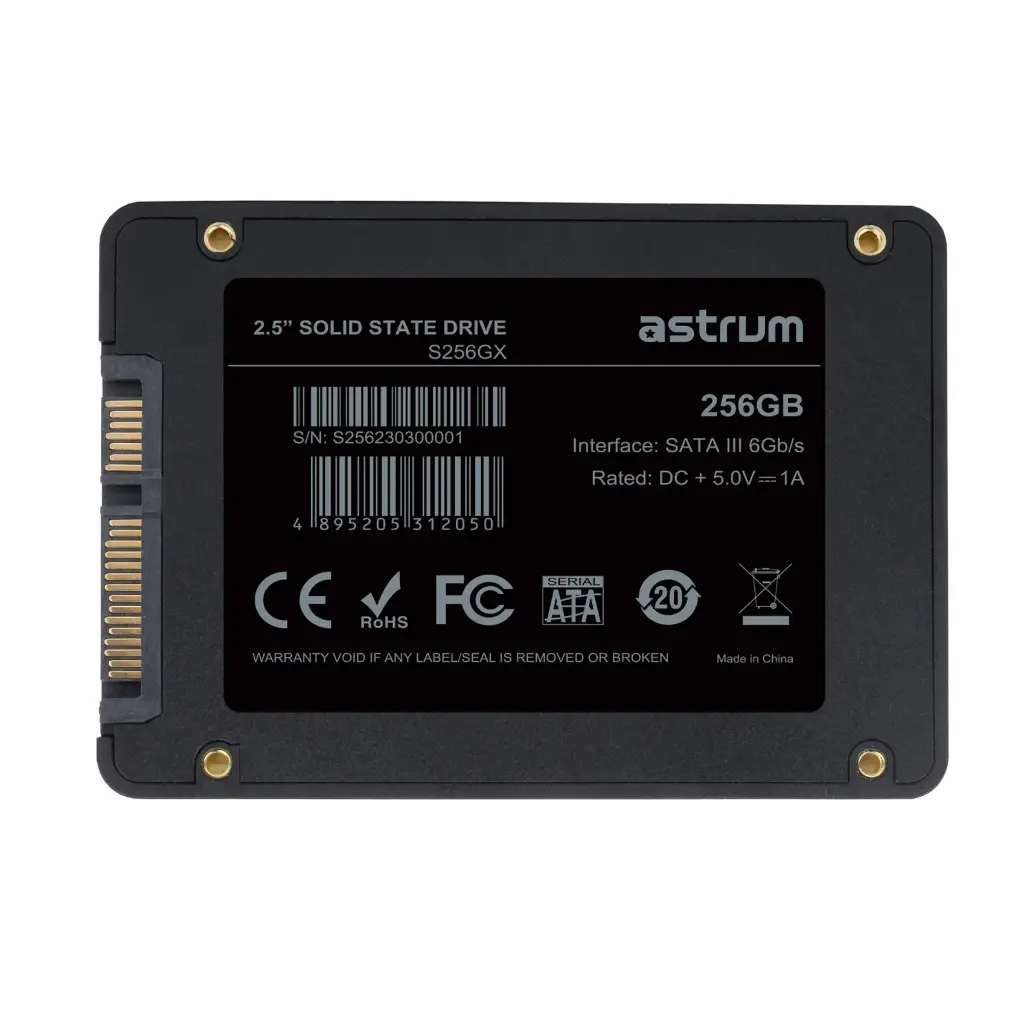 Astrum 256GB 2.5″ SATA3 SSD DRIVE 544/49 | S256GX