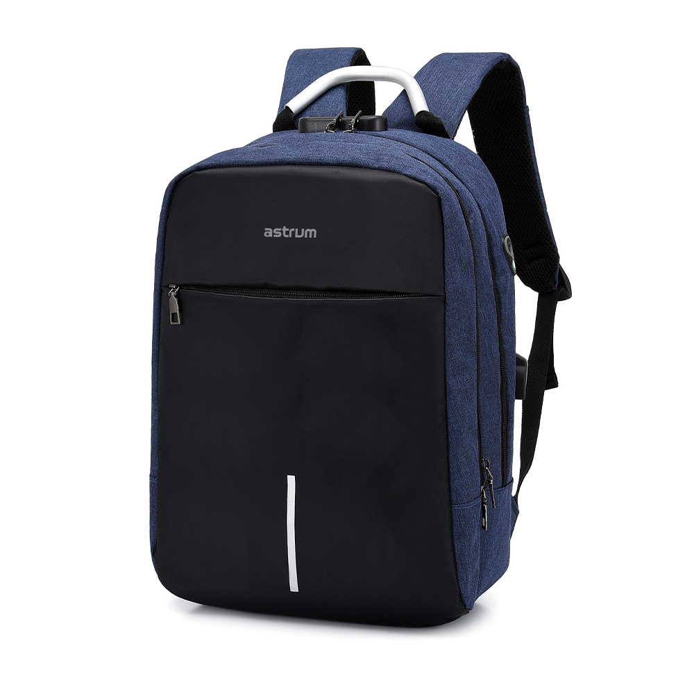ASTRUM LB220 BACKPACK OXFORD 300D 15″ BLUE/BLACK