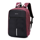 ASTRUM LB220 BACKPACK OXFORD 300D 15″ RED/BLACK