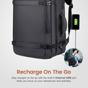 ASTRUM LB310 BACKPACK PU TRAVEL EXPEND BLACK