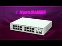 MikroTik SWoS Cloud Smart Switch 16 Port Gigabit 2 SFP+ | CSS318-16G-2S+IN