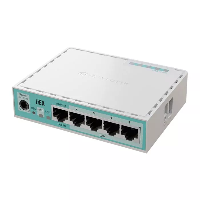 MikroTik hEX 5 Port Gigabit Desktop Router | E50UG