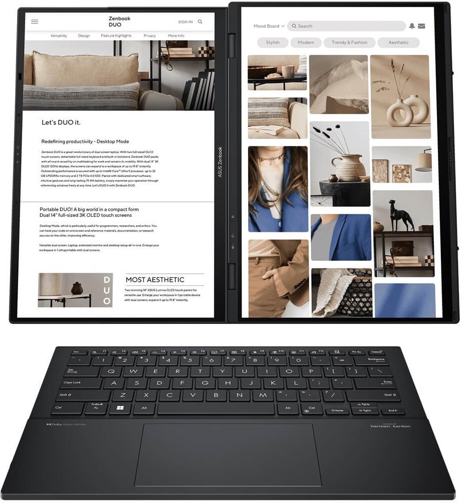 ASUS Zenbook Duo UX8406 Intel Core Ultra 7 Professional | UX8406MA-OU71610G0X