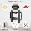 Barkan BRAE207 13 - 43 Inch Flat Mount TV Bracket | BRAE207