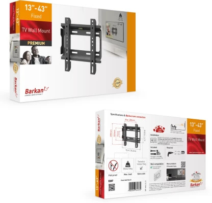 Barkan BRAE207 13 - 43 Inch Flat Mount TV Bracket | BRAE207
