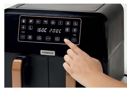 Kenwood Dual K Healthy Fry Airfryer Black | HFP70.000BK