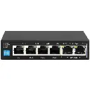 Scoop 6 Port Gigabit 4 AI PoE 60W Switch