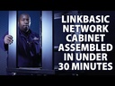Linkbasic 27U 1M Deep Cabinet 4 Fans & 2 Shelves