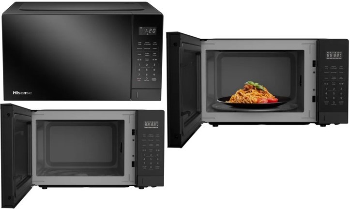 Hisense 34L H34MOBS17 Digital Microwave Matt Black | H34MOBS17