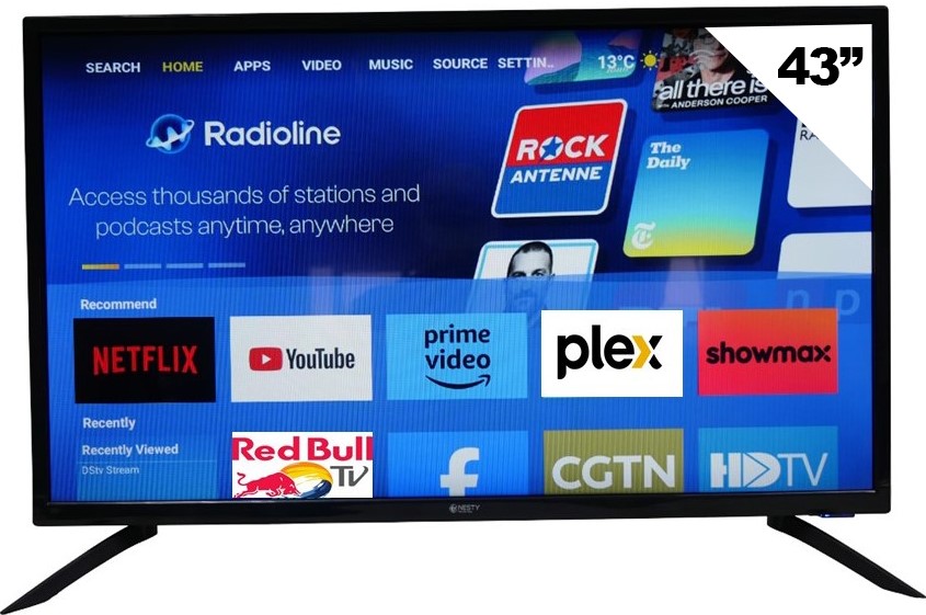 Nesty 43 Inch Full High Definition Netflix Android Smart TV | NT23SMNFTV