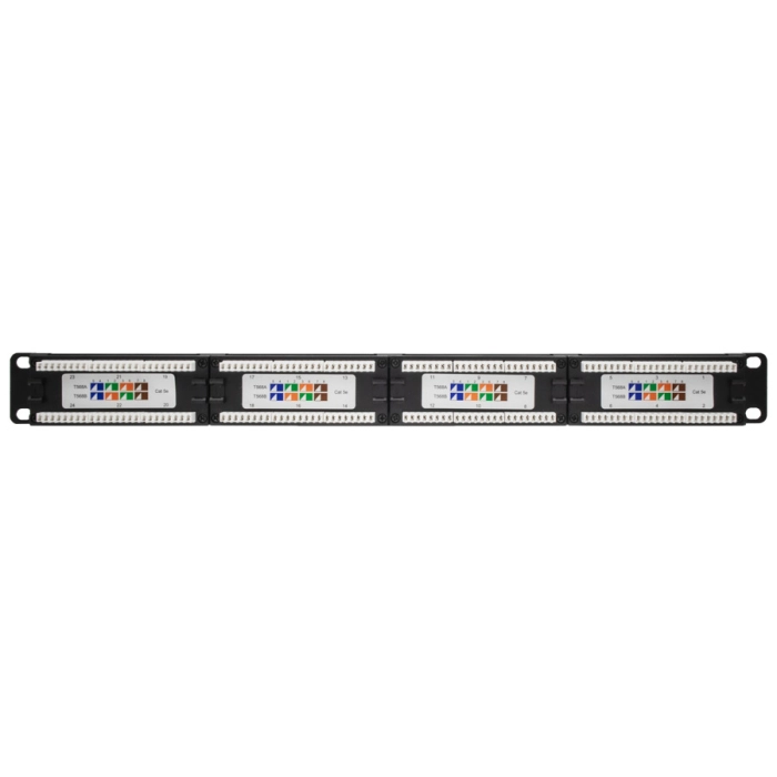 Linkbasic 24 Port Cat6 Rack Mount Patch Panel
