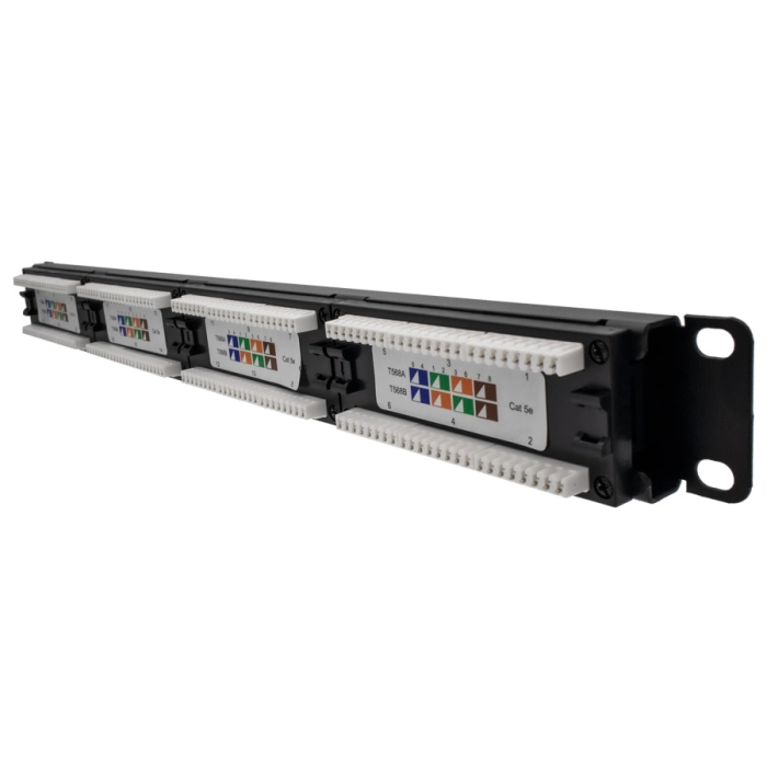Linkbasic 24 Port Cat6 Rack Mount Patch Panel