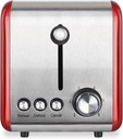 Mellerware Stainless Steel Red Toaster and Kettle Combo Set | 46042RD