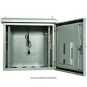 UltraLAN 12U Outdoor Wall Mount Network Cabinet | CAB-C-64512OD