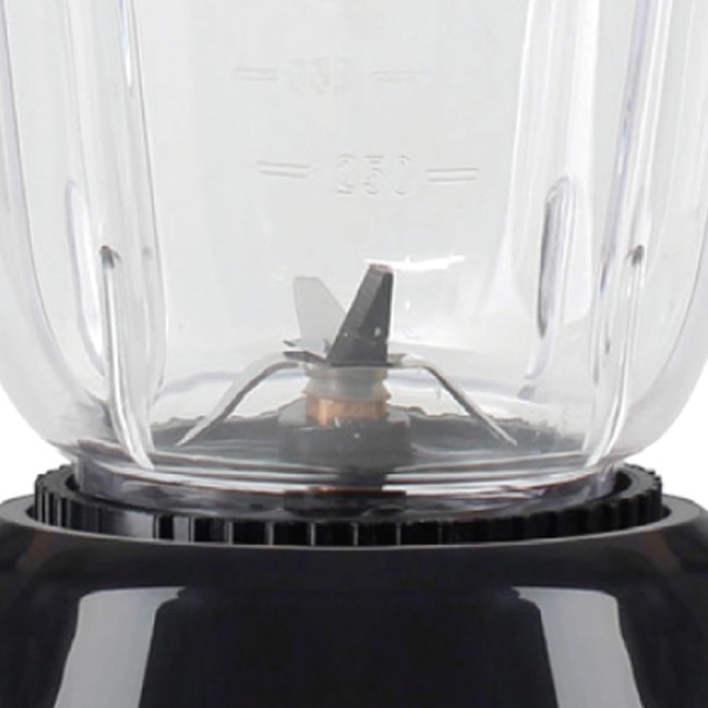 Mellerware 1L 300w Jug Blender Black ABS – 1L Plastic Jar | 62100BK