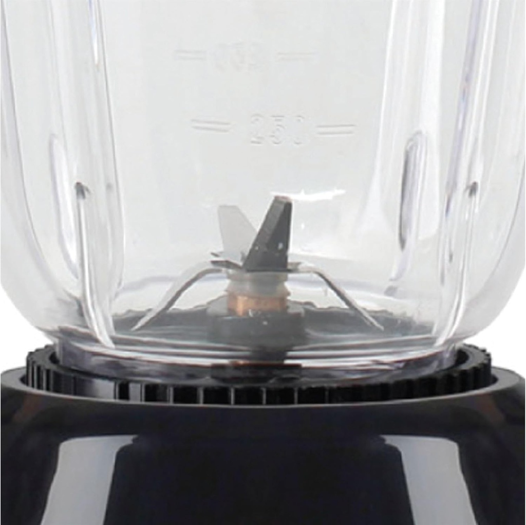 Mellerware 1L 300w Jug Blender Black ABS – 1L Plastic Jar | 62100BK