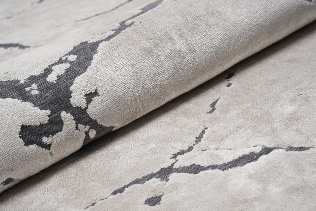 Silkhouse Rug Affection Chinchilla Abstract Low Pile Indoor Rug