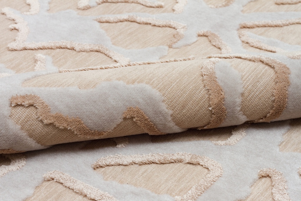 Silkhouse Rug Affection Chinchilla Abstract Low Pile Indoor Rug