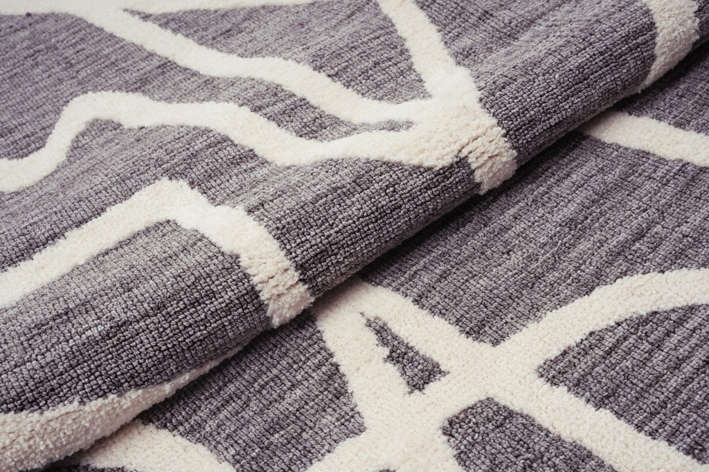 Silkhouse Rug Affection Chinchilla Abstract Low Pile Indoor Rug