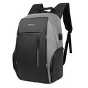 Astrum LB210 15″ PU + Nylon Laptop Backpack with USB – Black