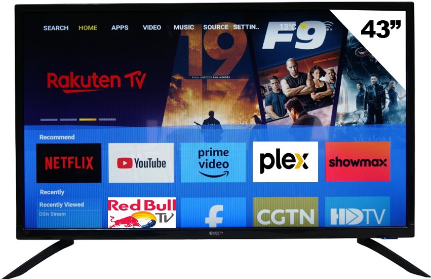 Nesty 43 Inch Full High Definition Netflix Android Smart TV | NT23SMNFTV