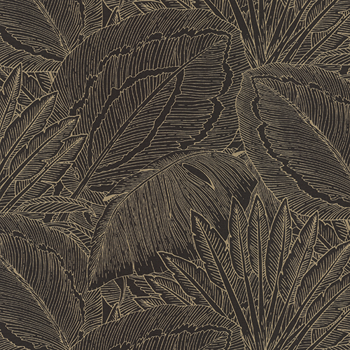 Silkhouse Casa Mila - Orinoco Wallpaper in Midnight Glow