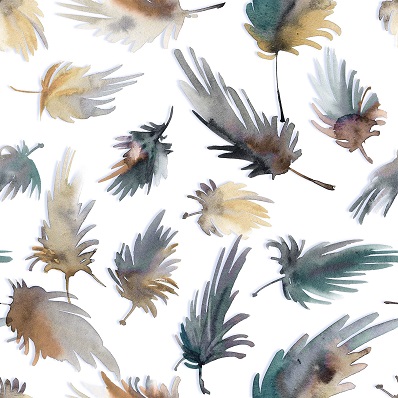 Out Of Africa Litchi Bloom Serenity Printed Cotton Fabric (280cm Wide)