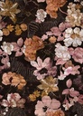 Out Of Africa Sarabi Golden Rose Printed Velvet Fabric (140cm Wide)