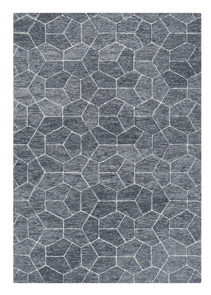 Babylon Thunder Geometric Rug - Silkhouse 200×300 cm Low Pile
