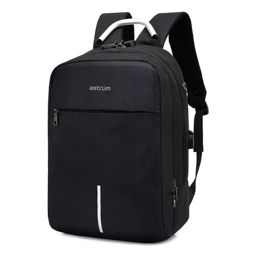 ASTRUM LB220 BACKPACK OXFORD 300D 15″ BLACK/BLACK