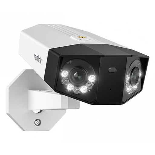 Reolink Duo 2 PoE 4K 180° Panoramic Security Camera - Dual-Lens Stitched View, Smart Detection, Color Night Vision, Time-Lapse (Black/White)