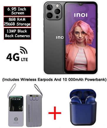 INOI Note 13s 256GB Storage and 8GB RAM Android Smart Phone | INN13S8256GBSG
