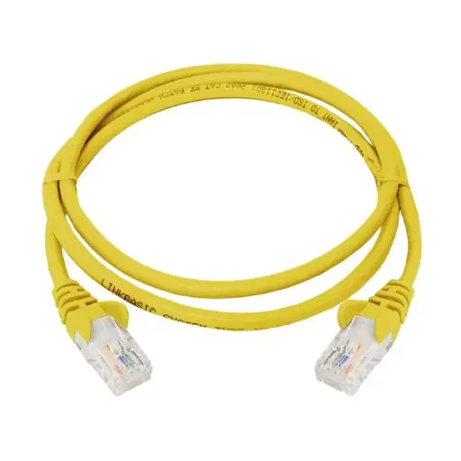 Linkbasic 3 Metre UTP Cat5e Flylead Yellow