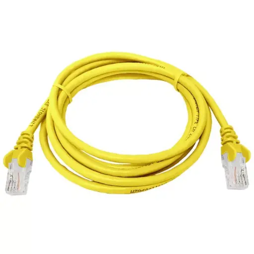 Linkbasic 5 Metre UTP Cat5e Flylead Yellow