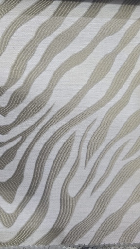 River Fabric Animale Stone Embroidered Abstract Wave 100% Polyester Curtain Fabric – 280 cm Wide, 165 GSM