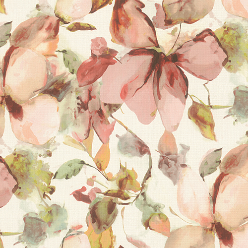 Silkhouse Casa Mila - Almera Wallpaper in Coral