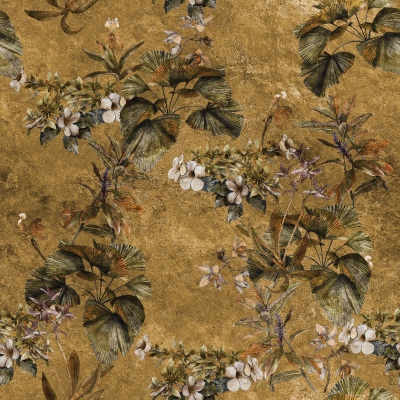 Silkhouse Borneo - Moremi Botanical Dual-Purpose Fabric in Dijon (280cm Wide)