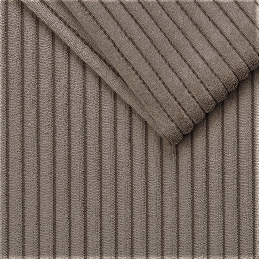 Studio Candy Hazelnut Shaggy Stripe Upholstery Knit (142cm Wide)