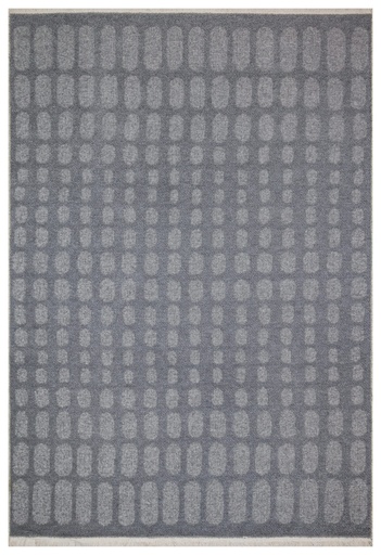 Cobblestone Cement Stripe Rug - Silkhouse 160×220 cm Low Pile